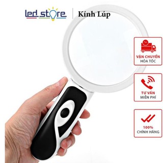 Kính lúp 3X-20X cầm tay có đèn 7B-5A