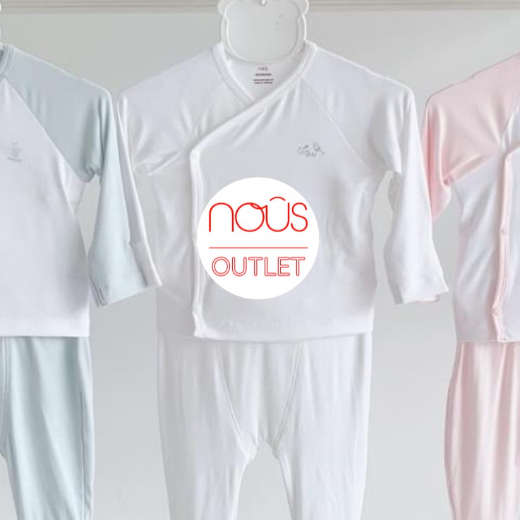 Nous cài lệch trắng 2021 Newborn size sơ sinh