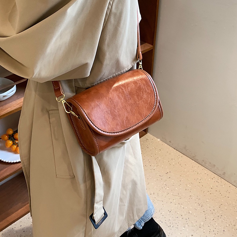 Túi Da Đeo Chéo Có Khóa Kéo Thời Trang Cho Nữ CK1099