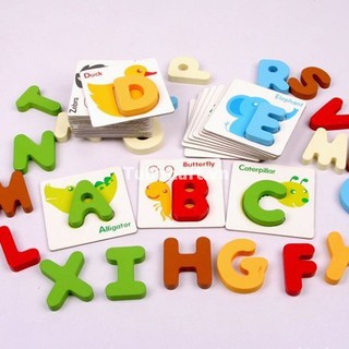 Bộ 26 chữ cái kèm thẻ ghép giúp trẻ học nhanh nhớ lâu