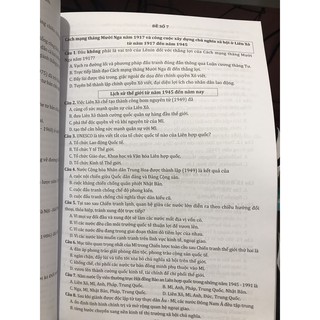 Bộ Đề Đánh Giá Năng Lực Môn Lịch Sử