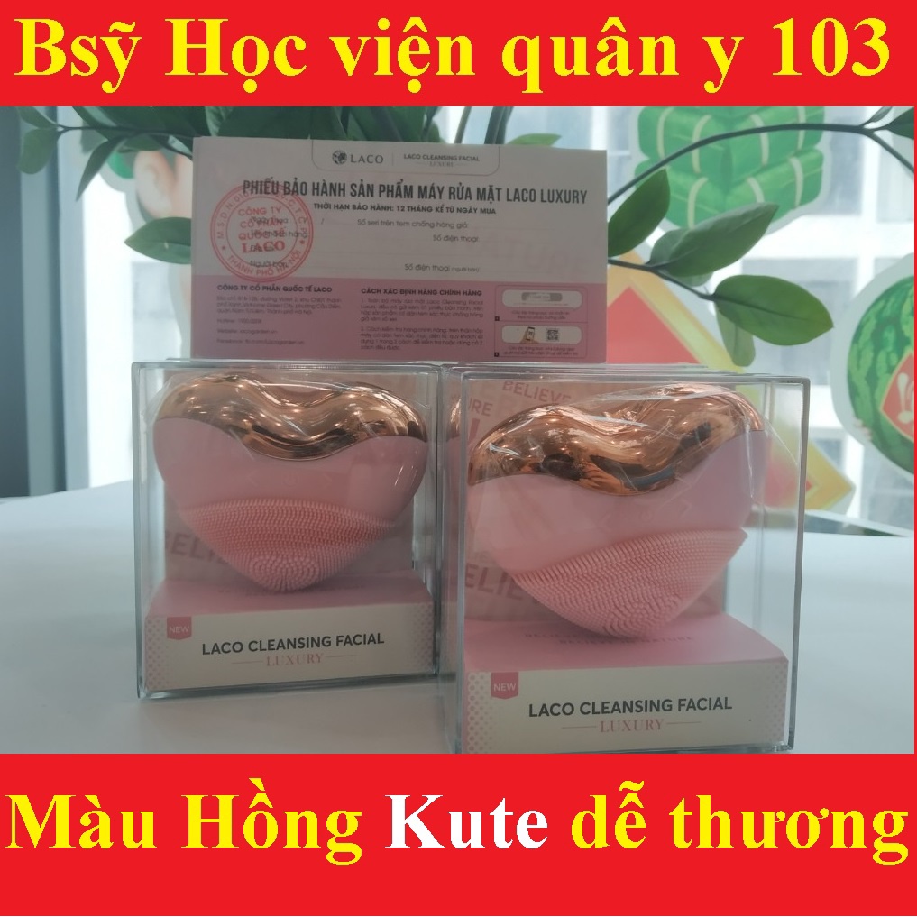 ✅CHÍNH HÃNG✅MÁY RỬA MẶT LACO LUXURY (LACO CLEANSING FACIAL) THIẾT KẾ ĐỘC QUYỀN 12000 Nhịp Rung/1 Phút Giúp Sạch Sâu