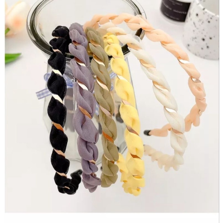 Cài tóc xoắn kết vải voan dễ thương nhẹ nhàng phong cách Hàn Quốc CT059 - Filibra Style