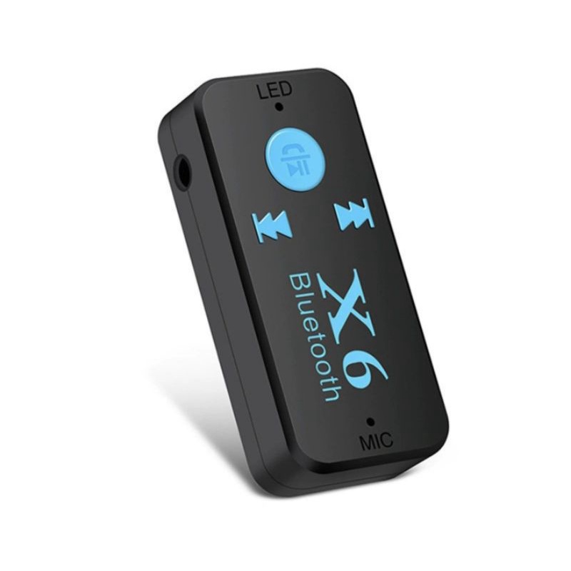 Đầu thu phát bluetooth âm thanh x6 hỗ trợ thẻ nhớ có thể sử dụng như máy nghe nhạc.