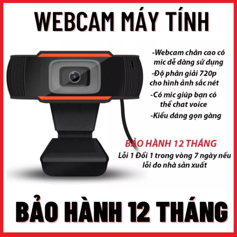 Webcam Máy Tính HD 720P Có Mic Siêu Nét