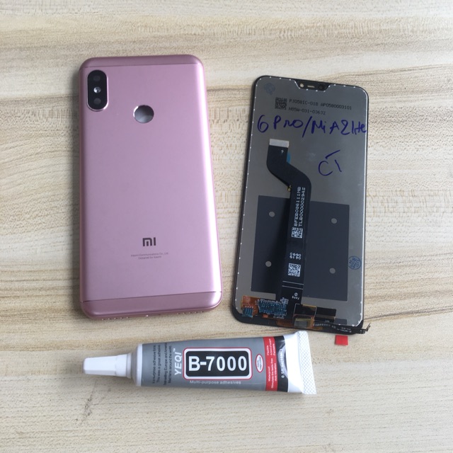 COMBO Bộ Vỏ Sườn + Màn Hình Redmi 6 Pro Zin Hàng Cao Cấp (tặng tuýp keo)