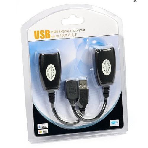 Nối dài usb bằng cáp mạng lan rj45 kéo dài 45m | Usb RJ45 Extension adapter up to 150ft length | BigBuy360 - bigbuy360.vn