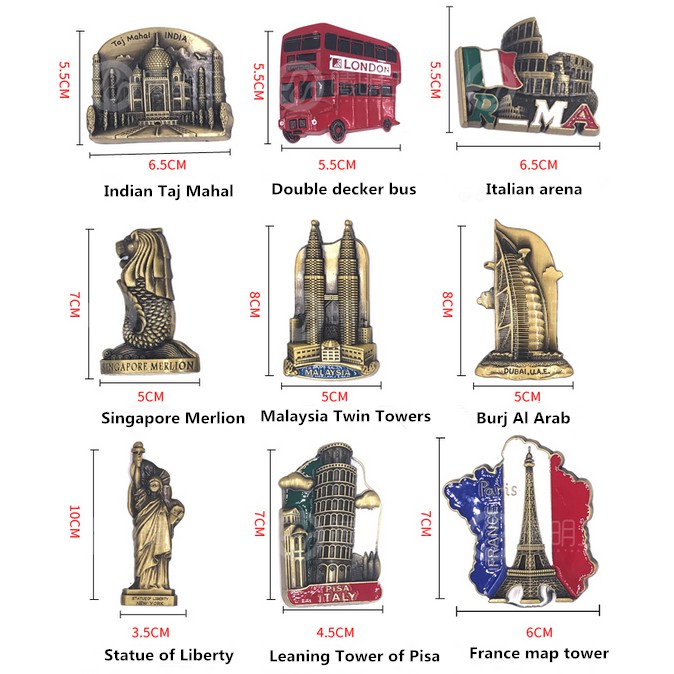 Nam châm dán trang trí tủ lạnh và nhà cửa kiểu dáng độc đáo