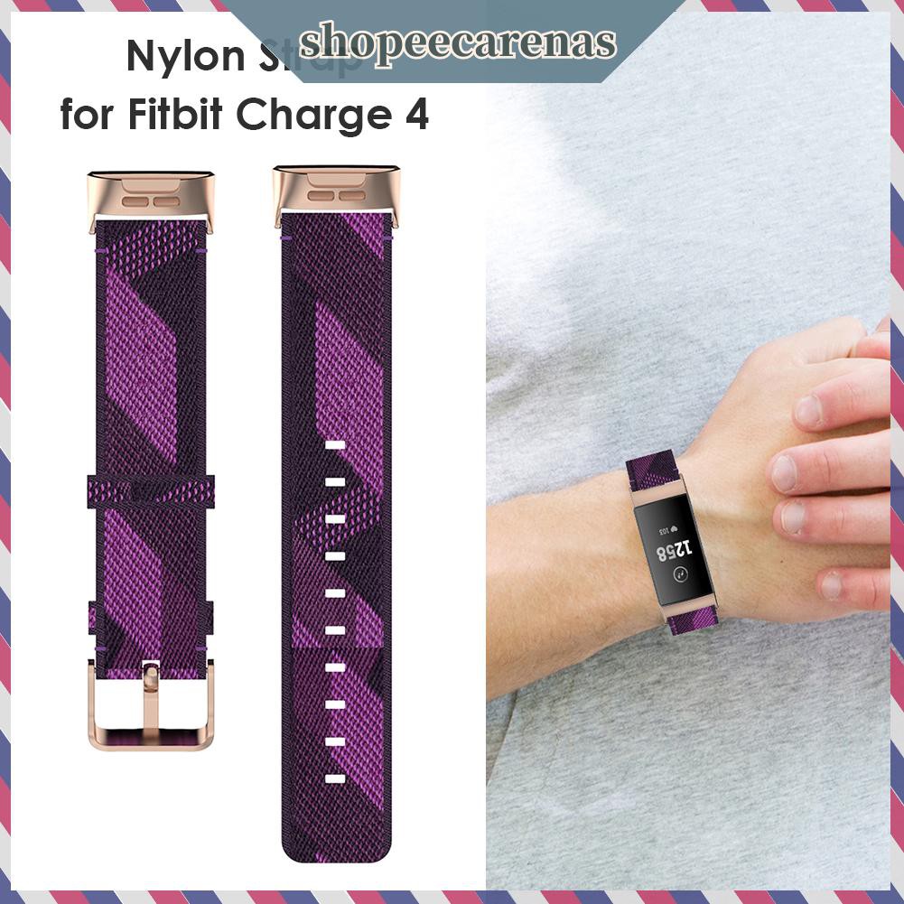 Dây Đeo Nylon Thay Thế Cho Đồng Hồ Thông Minh Fitbit Charge 4 / 3 Se