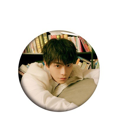 Huy hiệu cài áo IN HÌNH Khúc biến tấu ánh trăng Đinh Vũ Hề Ngu Thư Hân dễ thương idol thần tượng cpop
