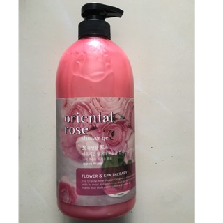 Sữa tắm massage hương hoa hồng Welcos Oriental Rose Shower Gel 732g