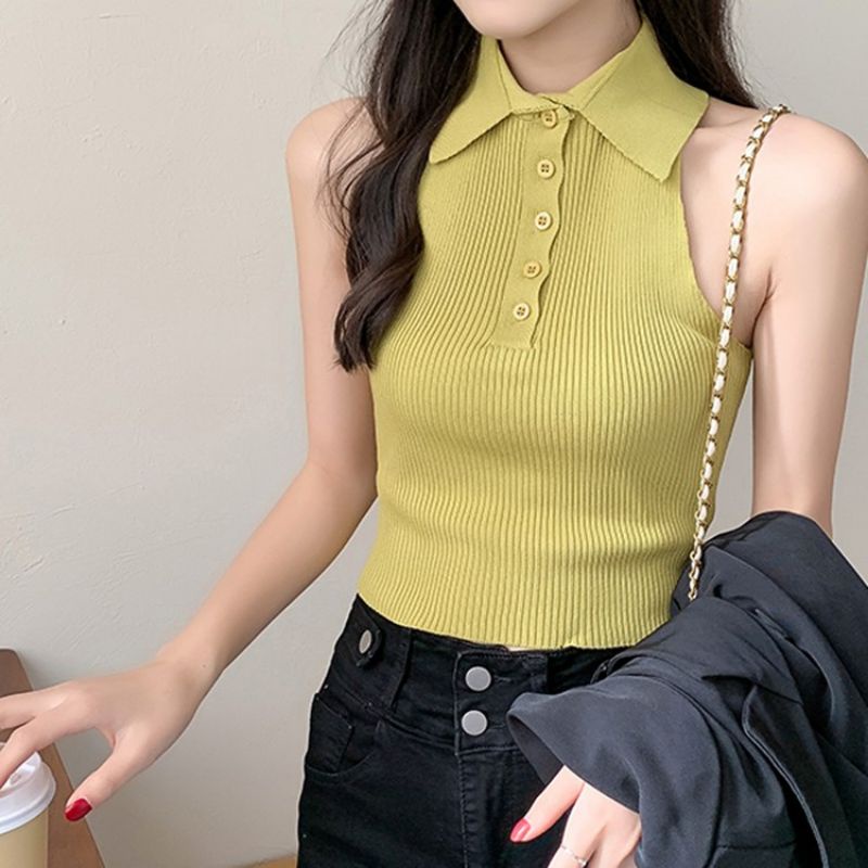 Áo nữ kiểu len polo ...