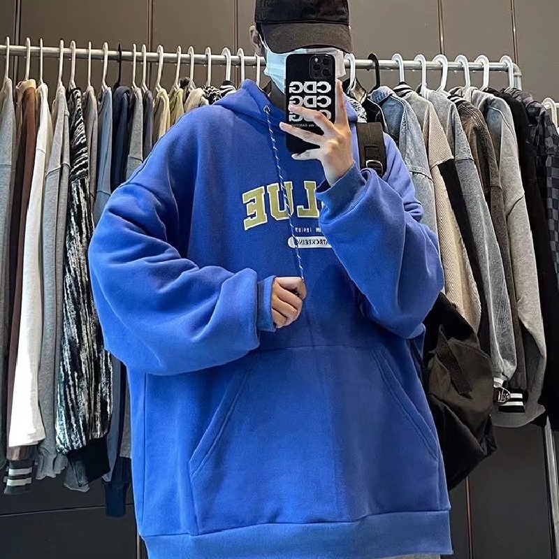 Áo hoodie Thể Thao Dáng Rộng In Chữ Thoải Mái Thời Trang Nhật Bản Dành Cho Nam Size M-5XL