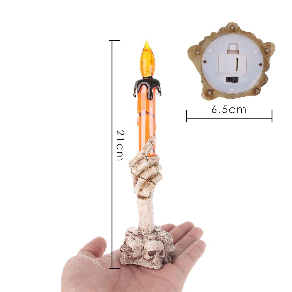 Giá Đỡ Nến Hình Đầu Lâu Độc Đáo Trang Trí Tiệc Halloween