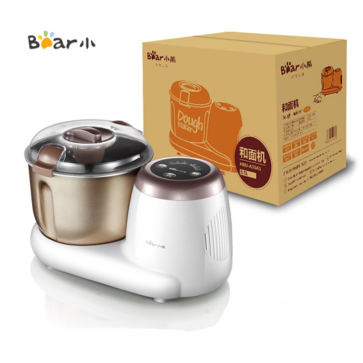 Máy Nhồi Bột Bear 3.5L, Máy Trộn Bột Làm Bánh (Dung tích 3.5L) Bảo Hành 12 Tháng