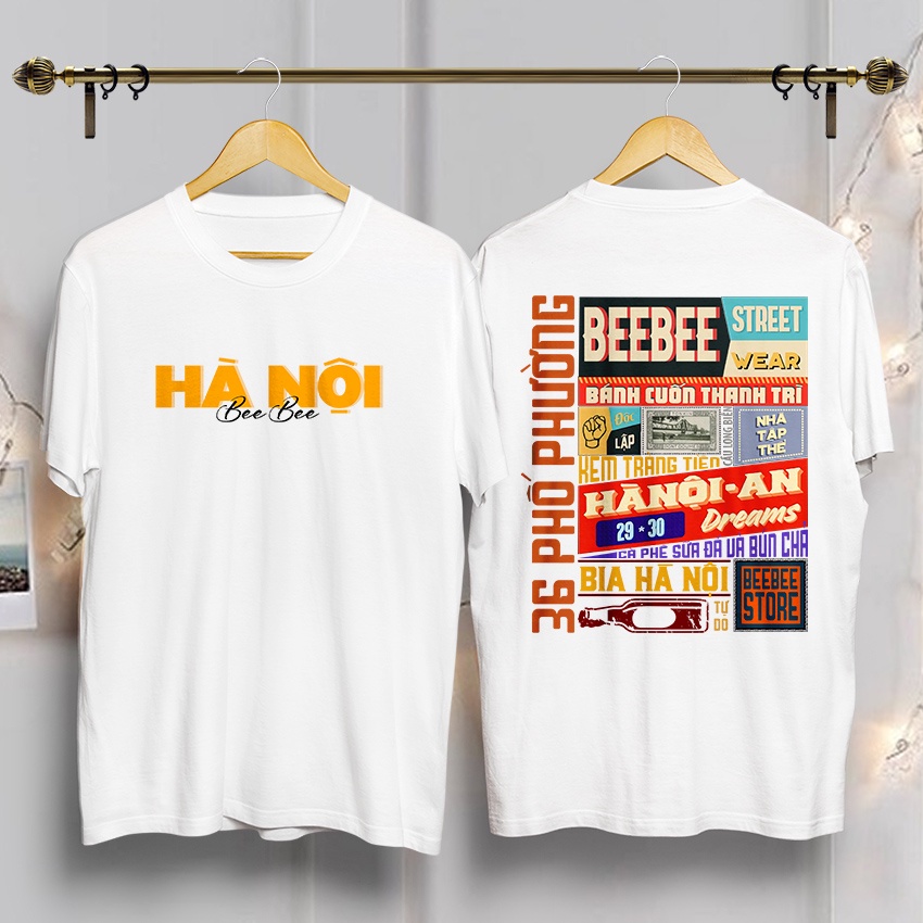 Áo thun thiết kế BEEBEE Hà Nội 36 Phố Phường - PHĐ001  100% COTTON