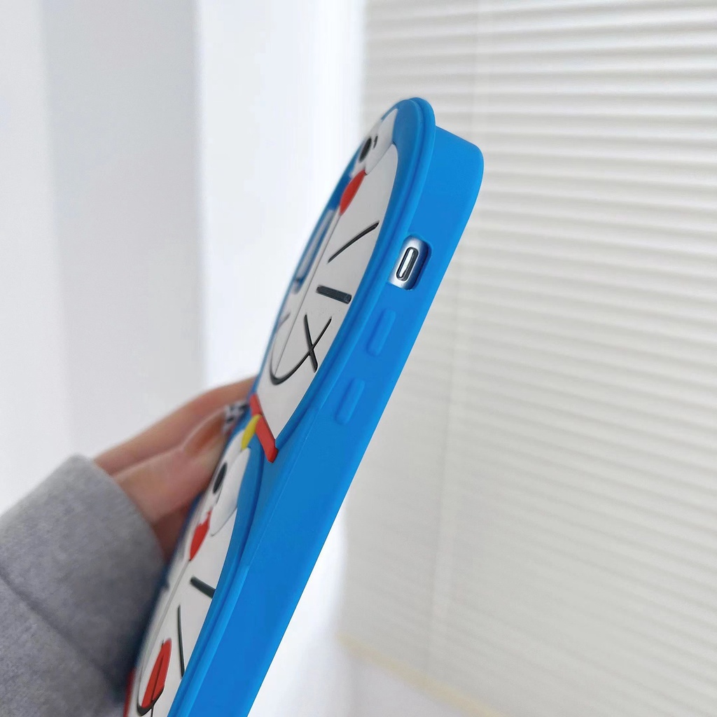 Ốp Điện Thoại Silicon In Hình Doraemon Hoạt Hình Cho iphone 13 12 11 pro Max i6 6s 7 8 Plus X XR XS Max