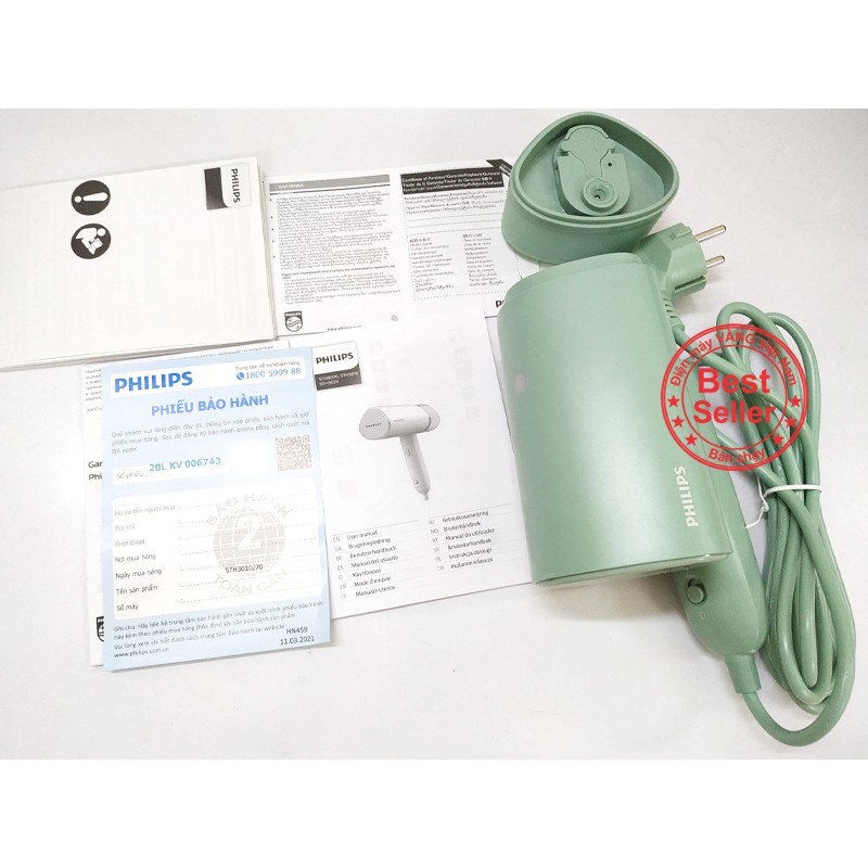 Bàn ủi hơi nước cầm tay du lịch Philips STH3010 Handheld Steamer