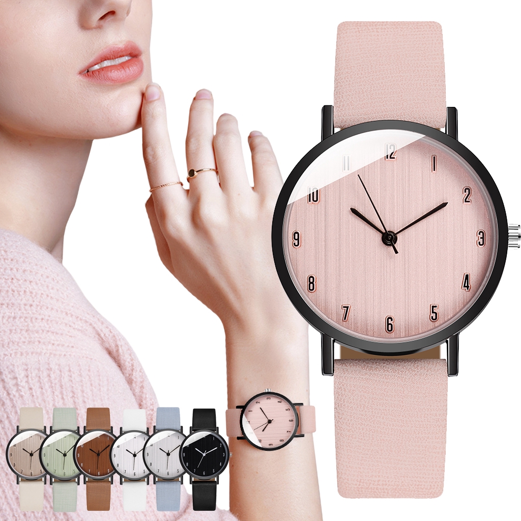  Đồng hồ thạch anh dây da thời trang cho nữ | BigBuy360 - bigbuy360.vn
