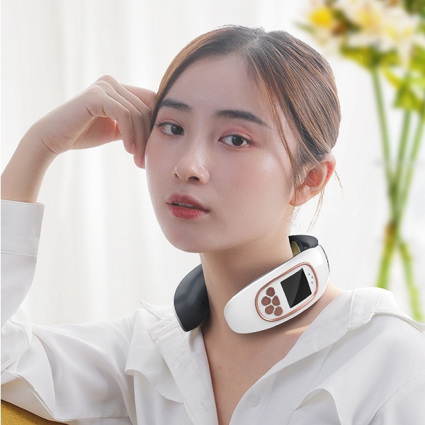 Máy Massage Cổ, Vai Gáy 3D Xung Điện Cao Cấp, Giảm Đau Vai Gáy [Giao Hàng Miễn Phí]