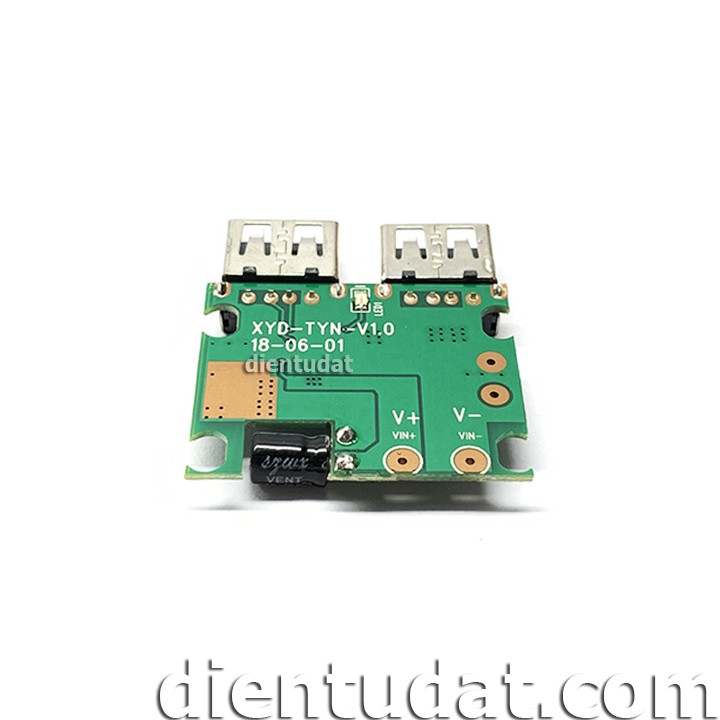 Mạch Hạ Áp Pin Mặt Trời 2 Cổng USB