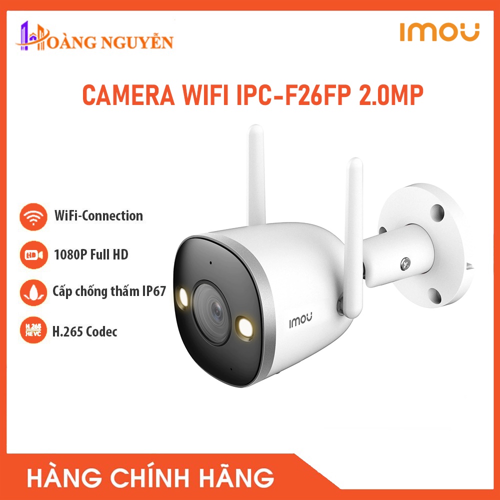[HÀNG CHÍNH HÃNG] Camera Wifi IPC-F26FP 2.0MP