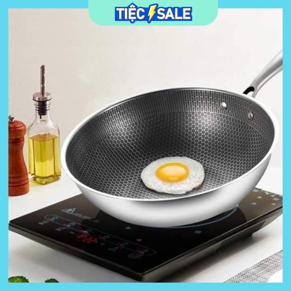 Chảo sâu lòng tổ ong 32cm chống dính thế hệ mới