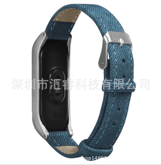 dây đeo vải JEAN phong cách denim cho mi band 3