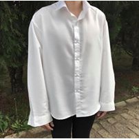 Áo sơ mi nam cổ trơn thường chất kate dày 2 màu KUN SHOP