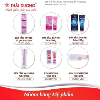 Dây 10 gói sữa tắm Tây Thi