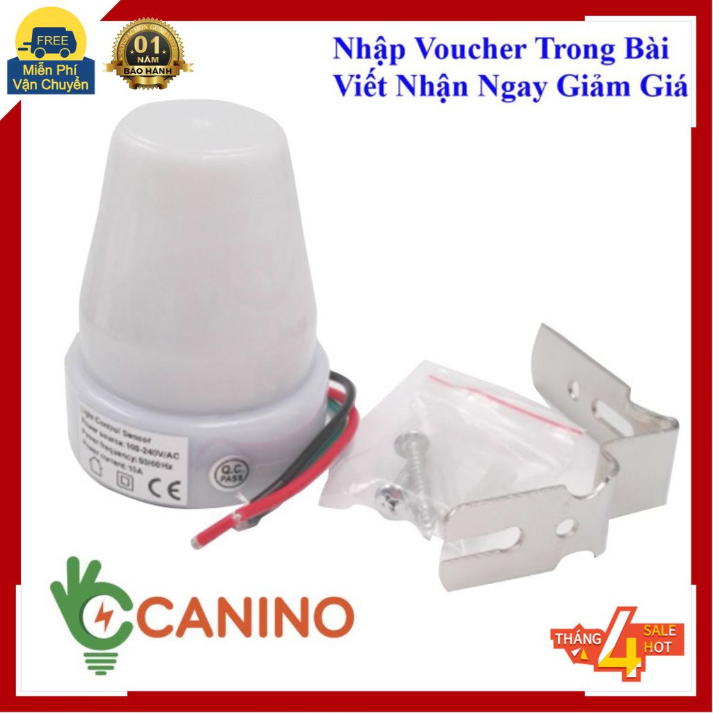 [ GIÁ SỐC ] Công tắc cảm biến ánh sáng ngoài trời AS-22