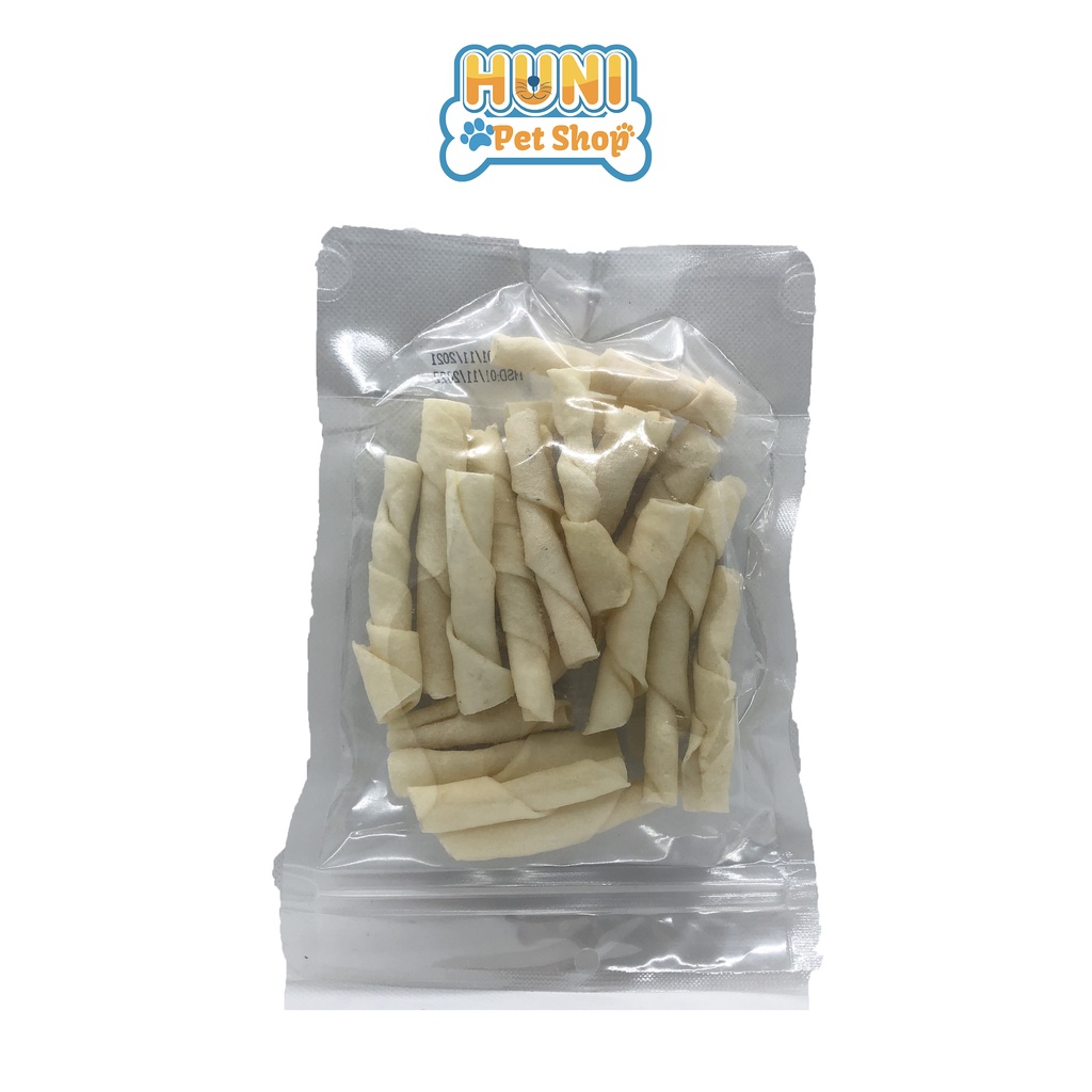 Xương gặm cho chó Tài Hưng Thịnh Pet Toys, Snack cho chó làm từ da bò