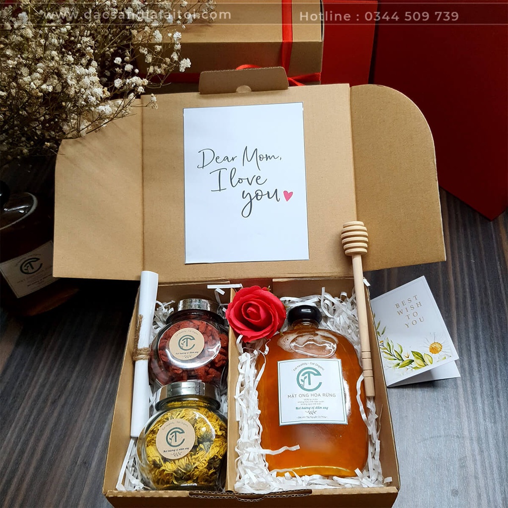 Set Quà Tặng Trà Hoa và Mật Ong