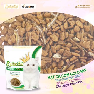 Hạt thức ăn mix cá cơm sấy aatas 1,2kg cho mèo