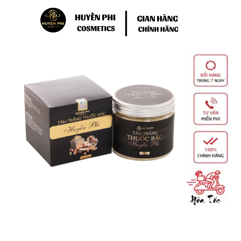 Tắm Trắng Huyền Phi Cosmetics Se khít lỗ chân lông, mờ vết thâm - Giúp da sáng mịn và khỏe mạnh