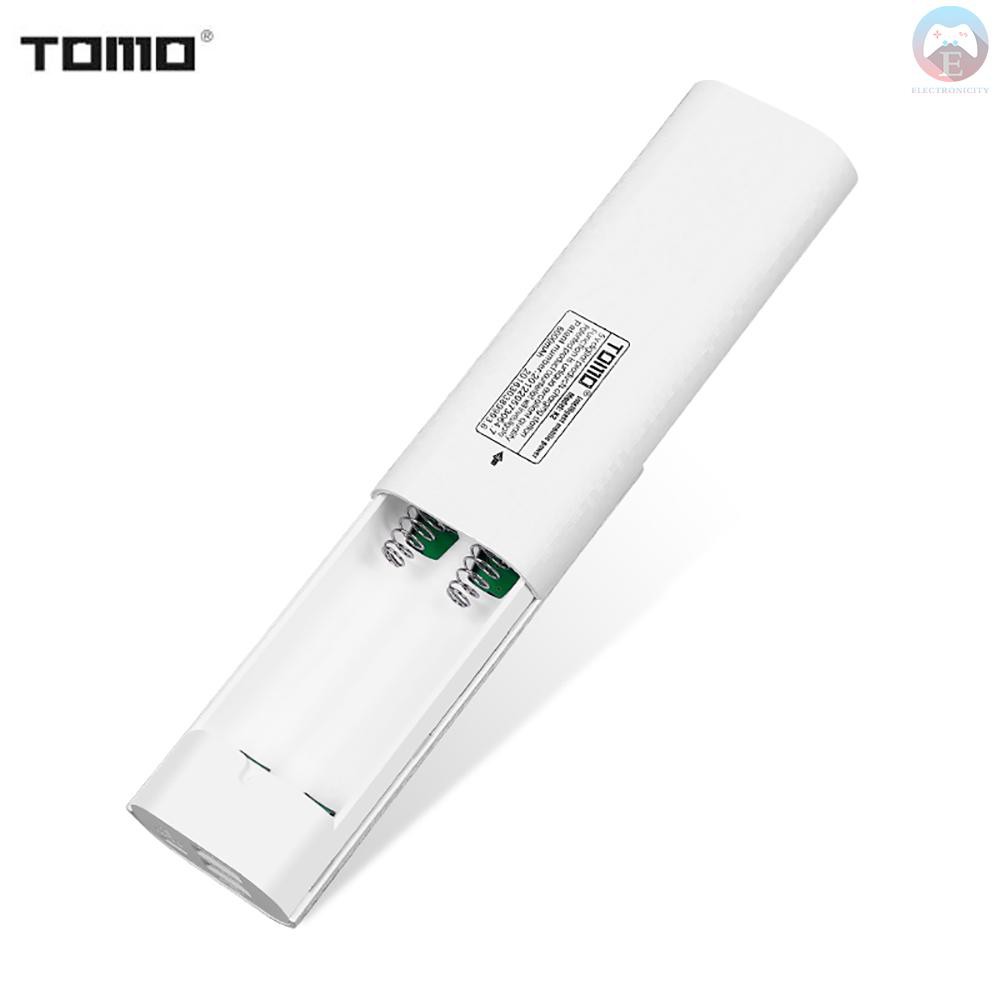 Ê TOMO K2 Portable 18650 Lithium Battery Charger Dual USB Ports Power Bank with Digital LCD Display for Cellphones