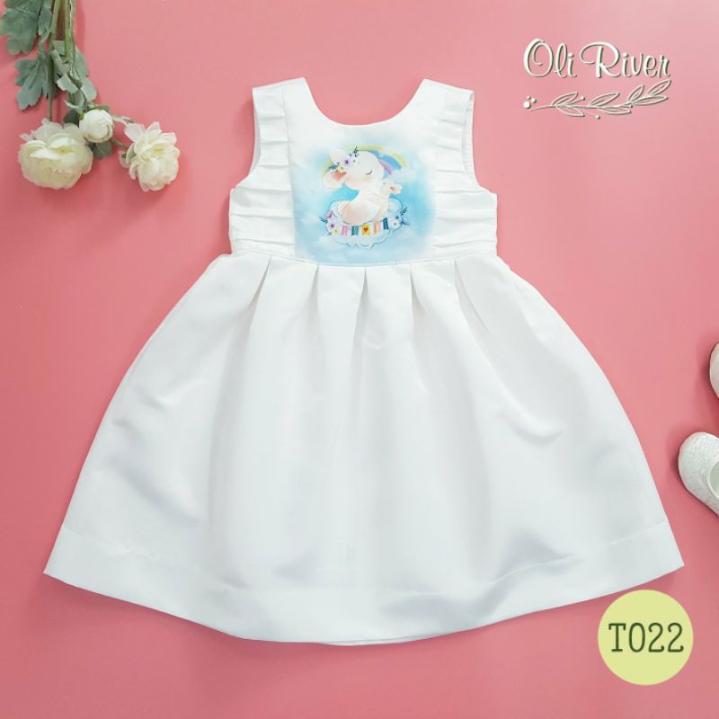 Váy Thỏ và Cầu Vồng Oli River Kids siêu cute dành cho bé