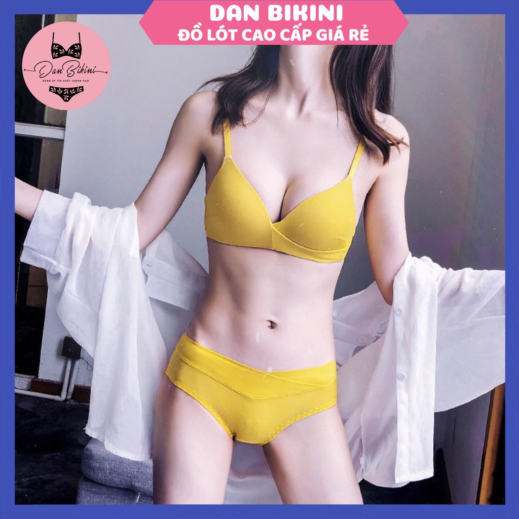 Áo Lót Nữ - Áo Ngực Nữ đan chéo một bên không gọng đệm mỏng thông hơi siêu gợi cảm mã AL26