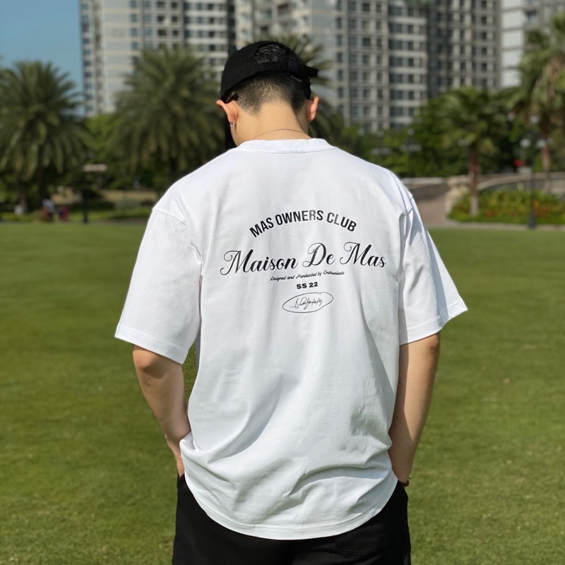 Áo thun Script Logo - White