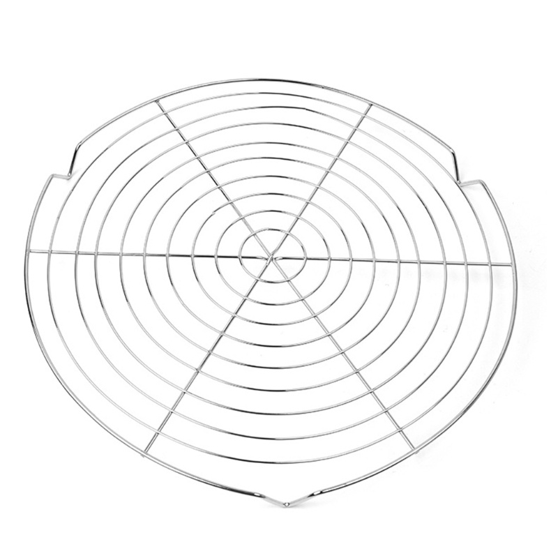 Khay lưới thép không gỉ chống dính hình tròn làm nguội bánh