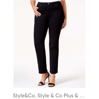 Quần jean nữ xk style & co màu đen