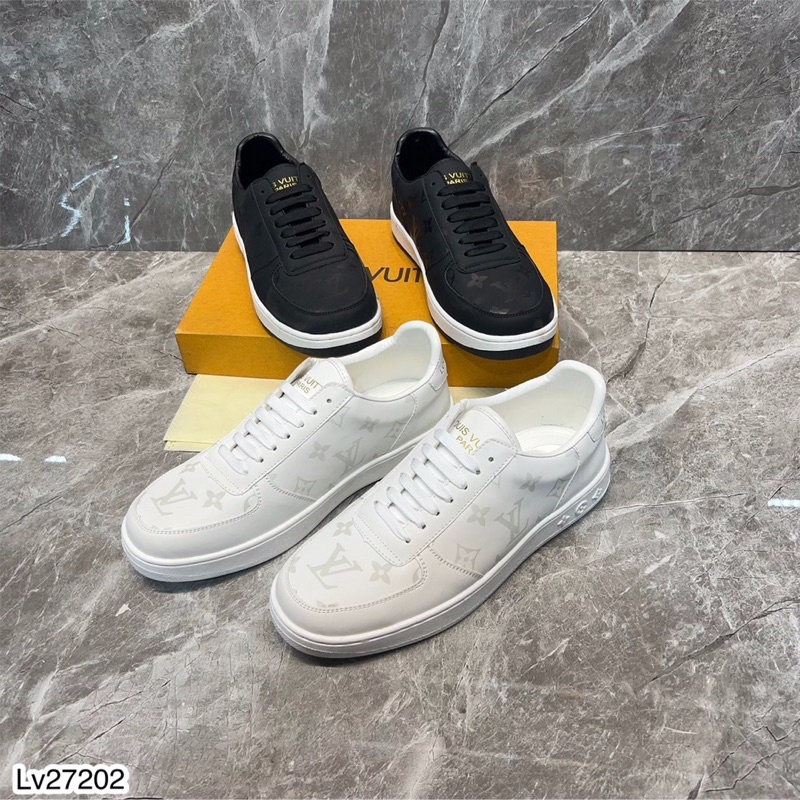 Giày LV Nam Logo Hoa Cao Cấp - Giày Sneaker Nam LV Giá Tốt