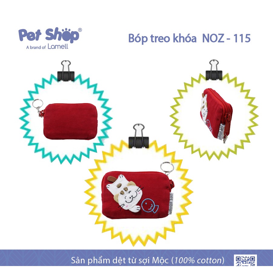 VÍ MÓC KHÓA CẦM TAY, TREO CHÌA KHÓA CAO CẤP PETSHOP - NOZ-115