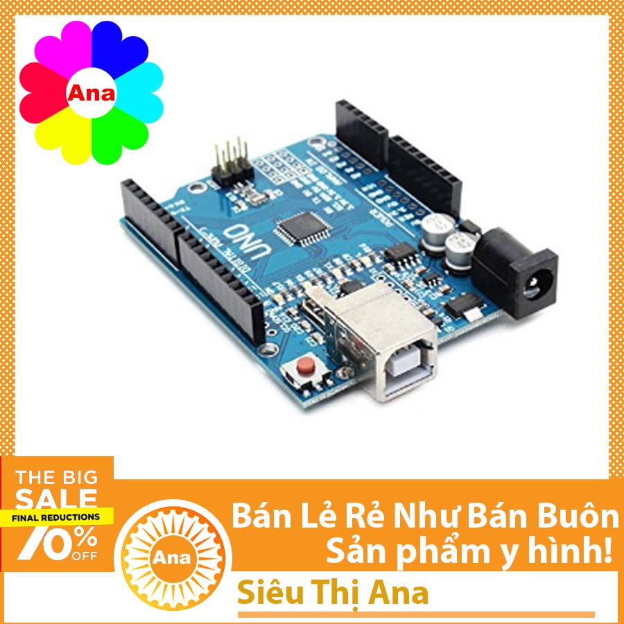 Module arduino UNO R3 chip dán ch340 ( board phát triển )