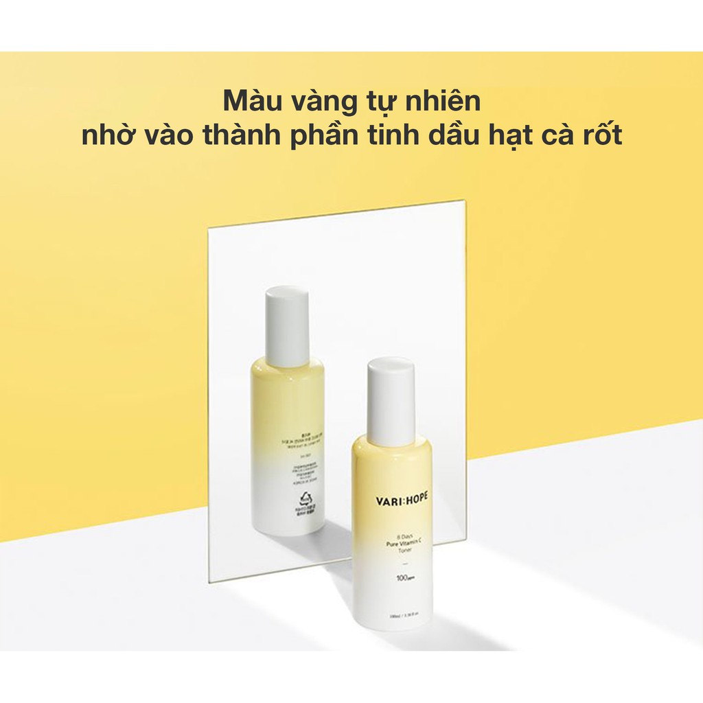 Nước cân bằng làm sáng da Varihope 8 Days Pure Vitamin C Toner | BigBuy360 - bigbuy360.vn