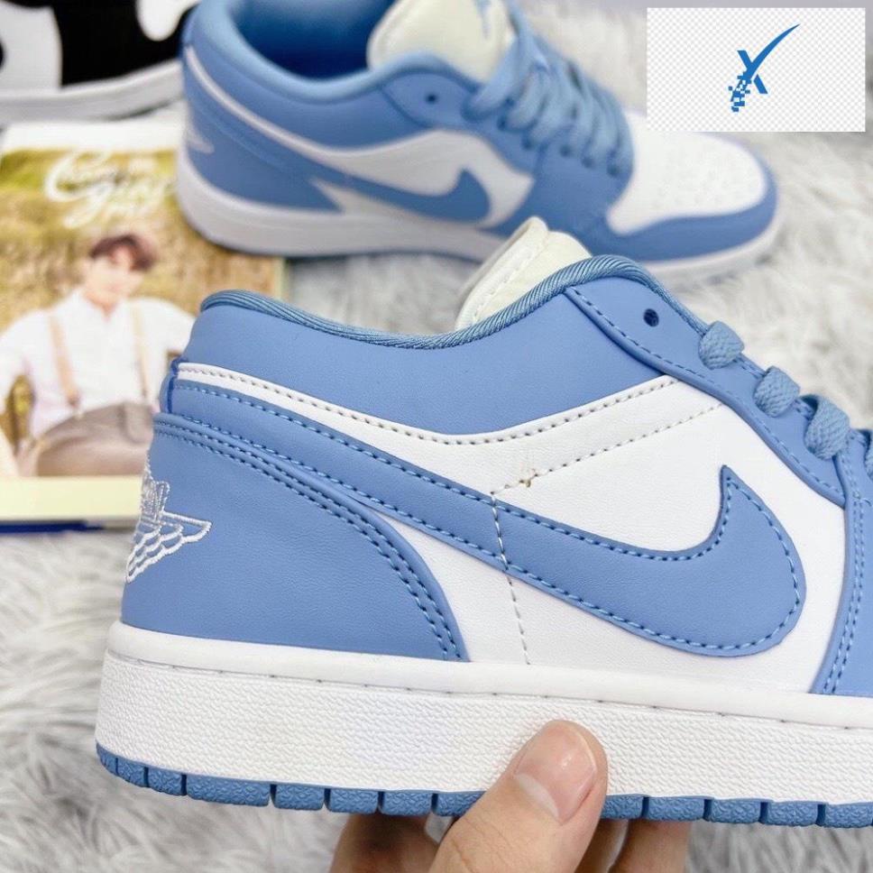 🤶 Giày Nike Jodan Xanh Lam , JD1 Xanh Cổ Thấp Siêu Phẩm Sneaker thể thao nam nữ Full BoxBill 🤶🤶