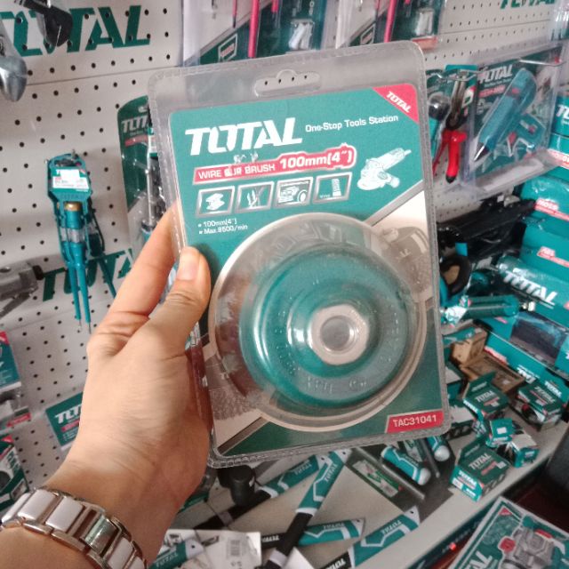 Total - TAC31041 Chén cước (Chổi cước) thẳng 100MM