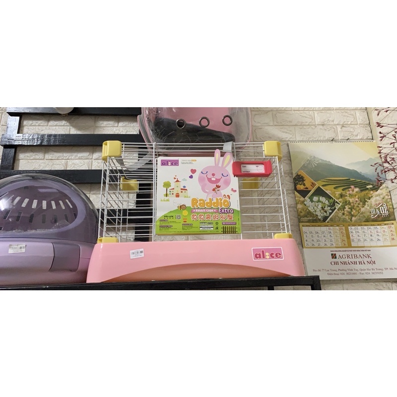 Lồng ALICE nan đáy nhựa nuôi thú cưng  - Thỏ Đan Phượng