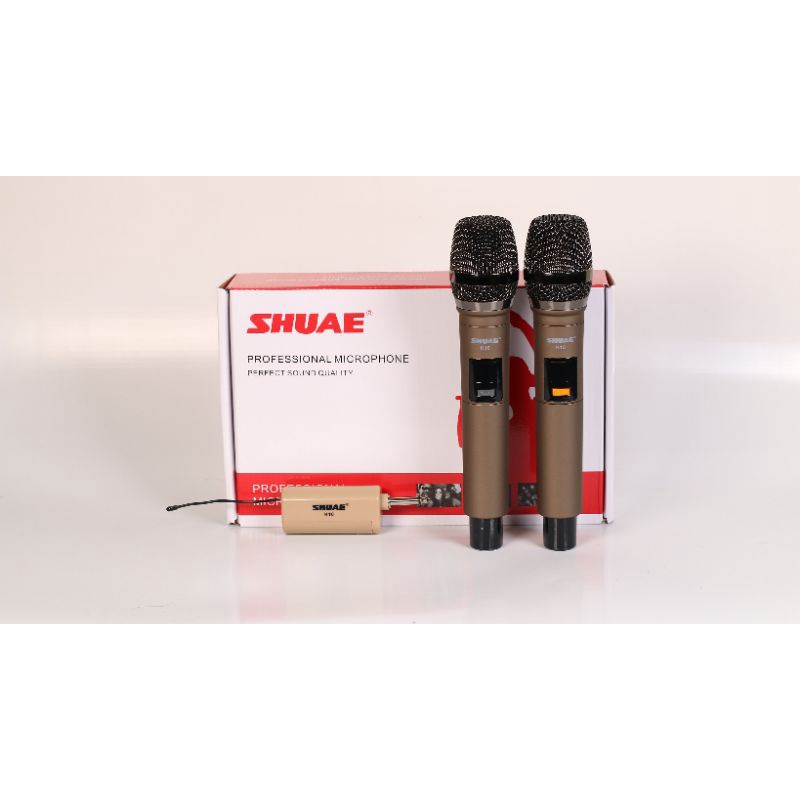 Micro không dây đa năng cao cấp SHUAE K10 thích hợp cho hội trường, sân khấu tiệc...