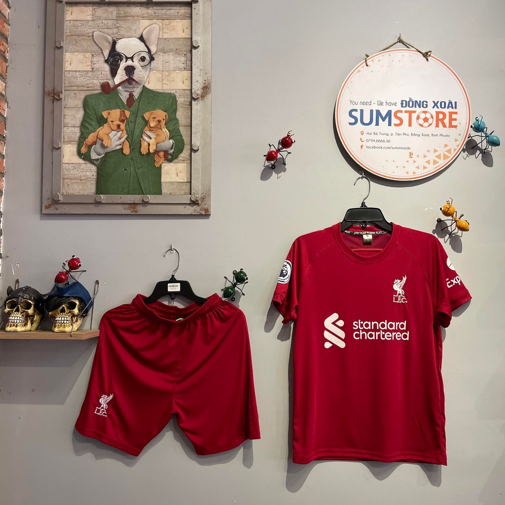 Quần Áo Bóng Đá Mẫu Mới CLB Liverpool Đỏ 2022 - Áo Đấu Cực Đẹp, Cực Hot